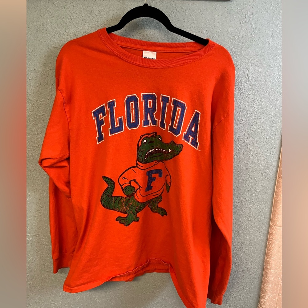 Orange Men’s Sz Large Florida Gators Shirt